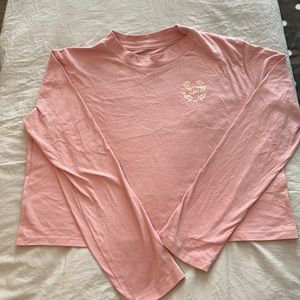 Pink long sleeve top